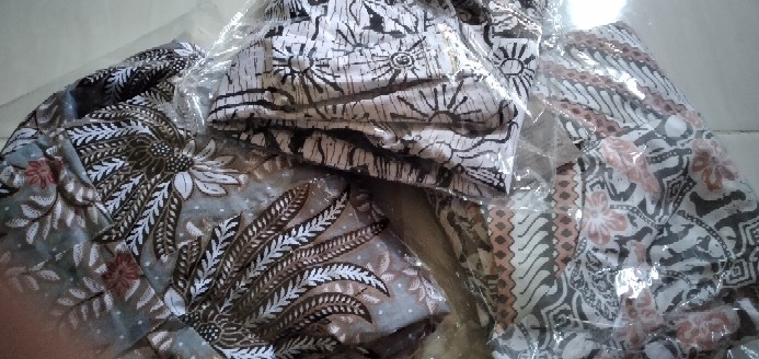 [ Terbaru ] Atasan Batik Wanita Kerja Kantor Ori Shabirah Batiksolo Blouse Blusebatik Batikmodern Xl