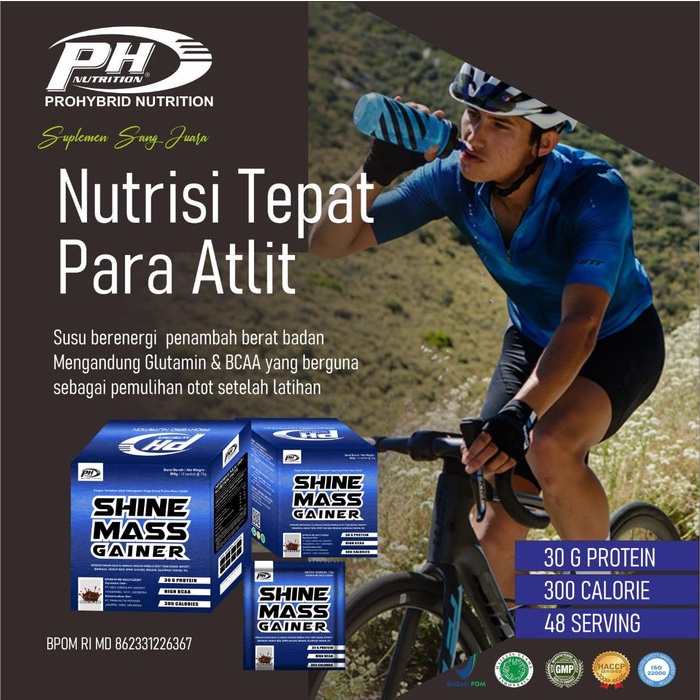 

Badanberat- Ph Shine Mass Gainer 24 Serving Susu Penambah Berat Badan Massa Otot -Penambah-Berat-