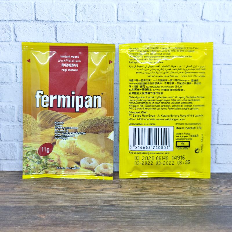 

Ragi Instant Fermipan Sachet 11gr