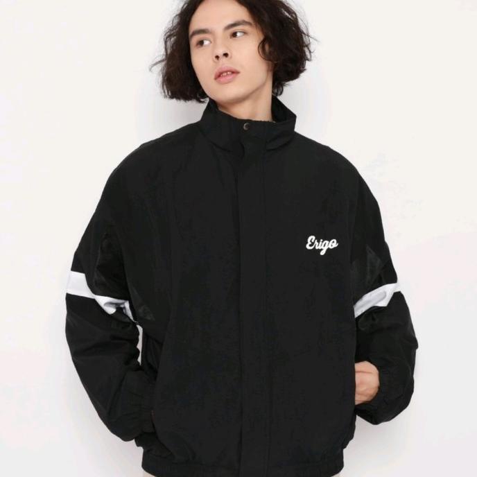 JUAL ERIGO TRACKSUIT GHIE BLACK SIZE L NEW