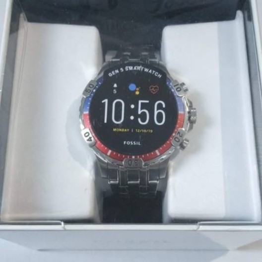 Fossil Gen 5 Smartwatch FTW4040 Garrett HR Stainless Steel