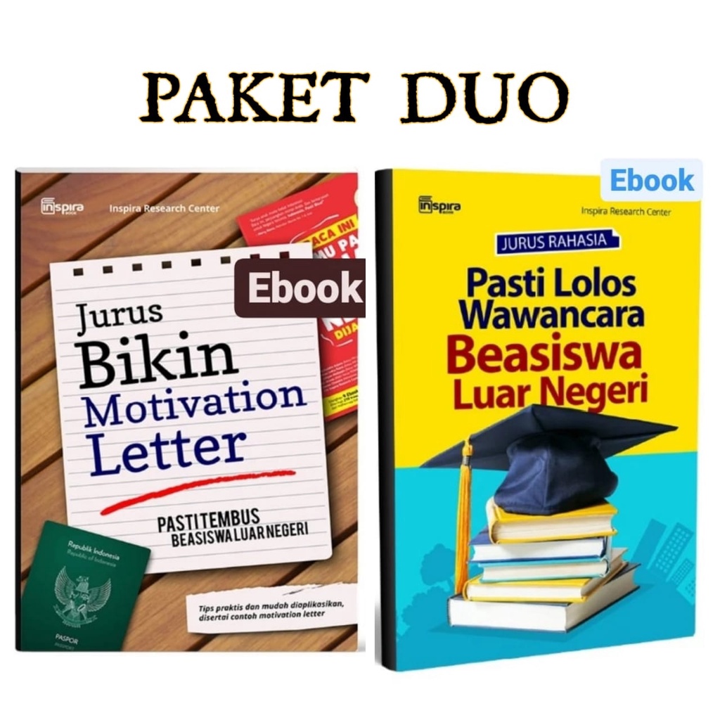 PAKET DUO JURUS BIKIN MOTIVATION LETTER JURUS LOLOS WAWANCARA BEASISWA LUAR NEGERI