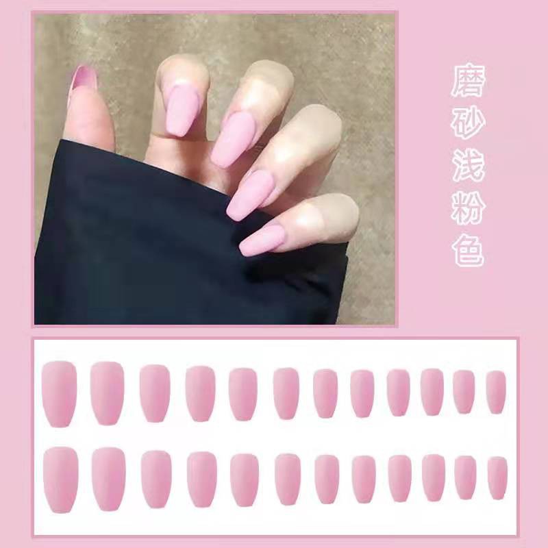 Kuku palsu matte 24pcs / false fake nails  matte elegant nail art  / Warna 14-26