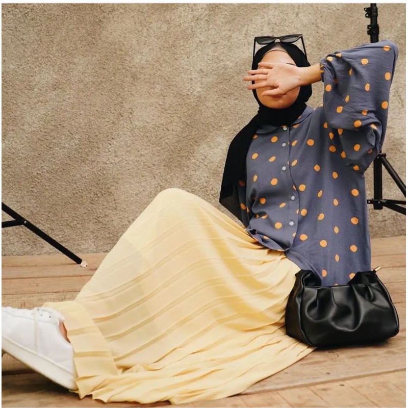 Lilo Blouse Vanilla Hijab