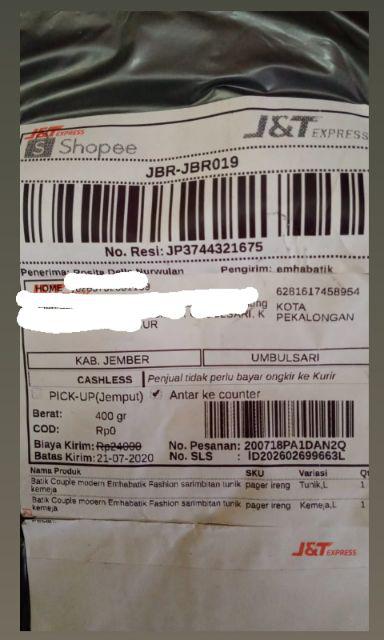 Batik Couple Modern Emhabatik Fashion Sarimbitan Tunik Kemeja