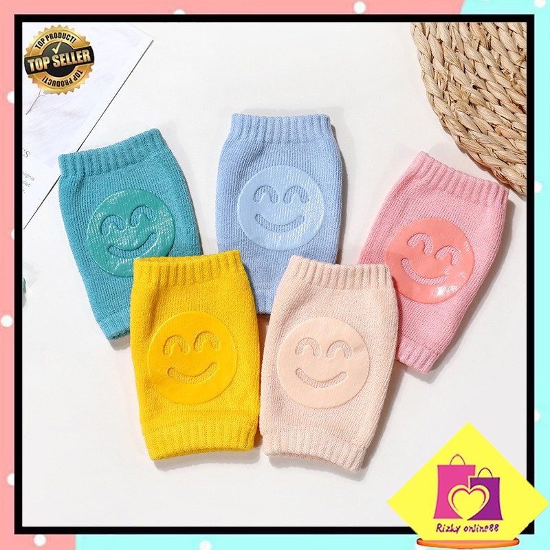 Rizkyonline88 kaos kaki pelindung lutut anak bayi / knee protector / kneepad baby socks