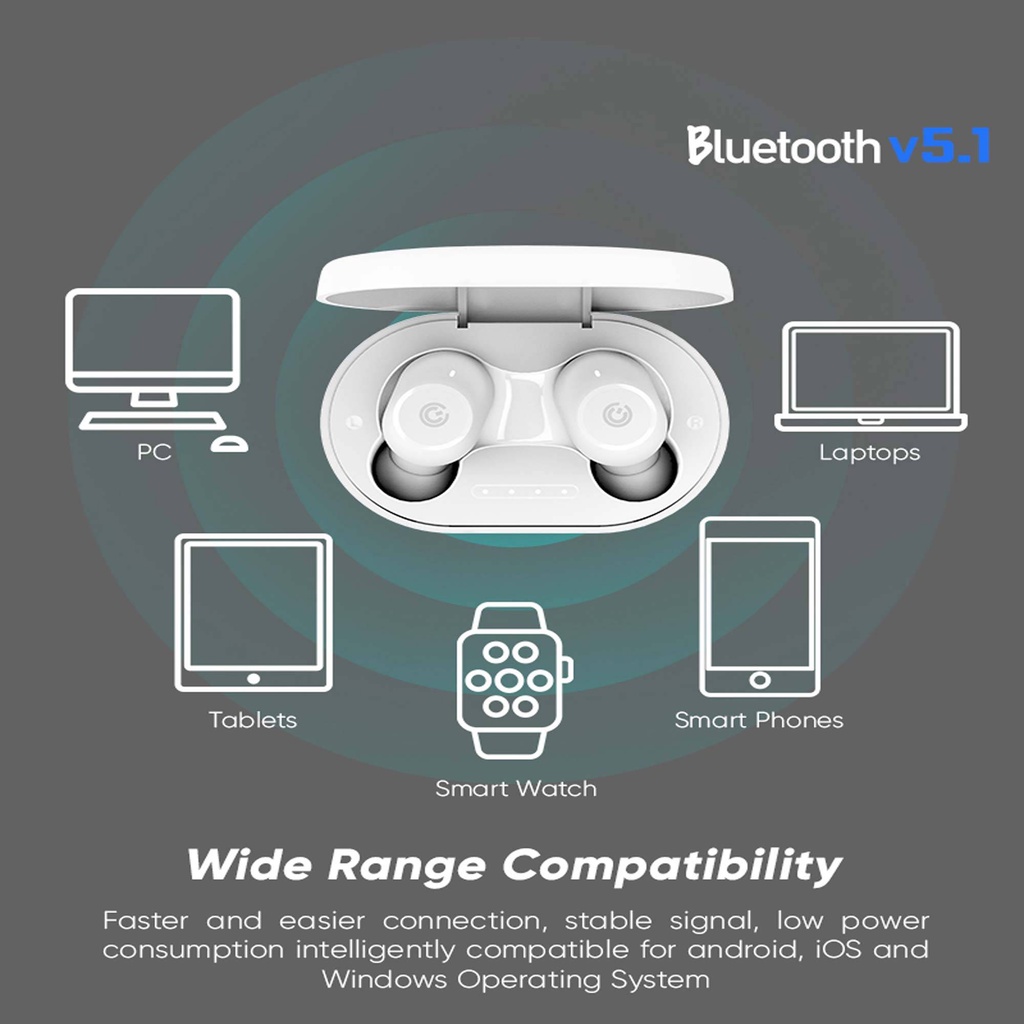 Earphone SonicGear TWS 2 Bluetooth 5.1 - Earpump Sonicgear TWS 2