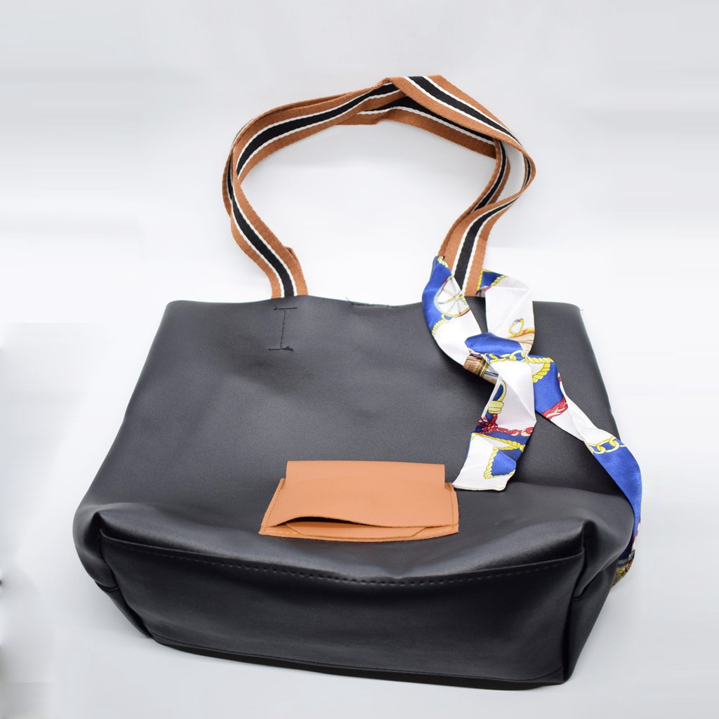 BENCO Tas Slempang Wanita Korea Retro Leather Women Shoulder Bag