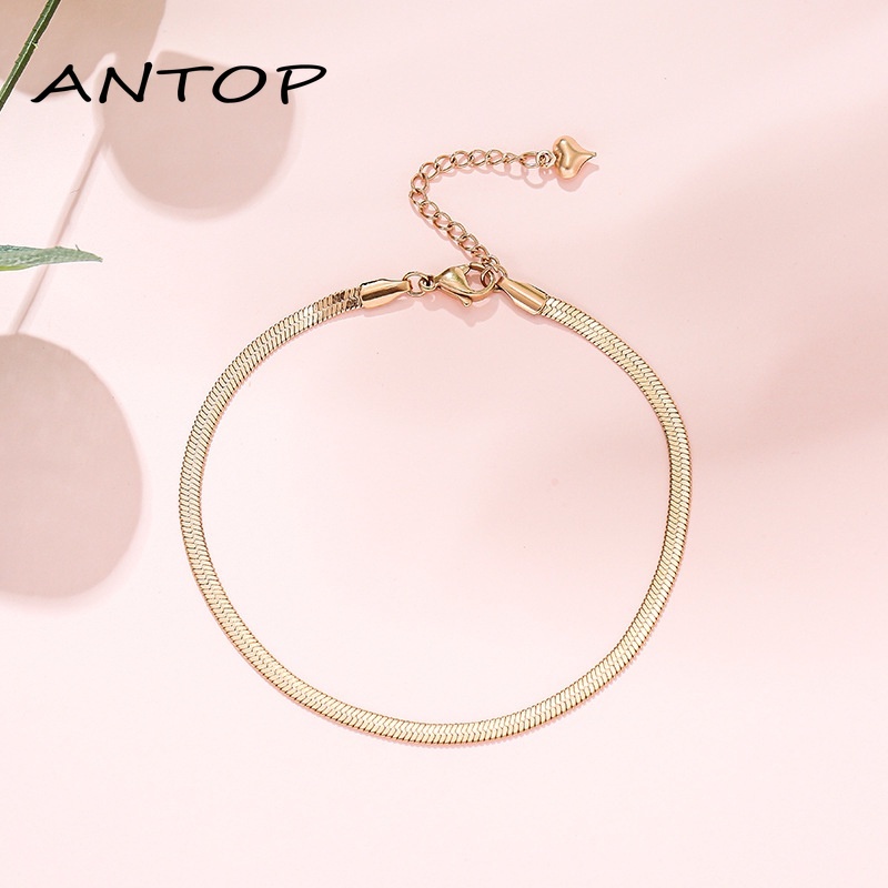 Fashion Gelang Kaki Sederhana Wanita Modis Aksesori Hypoallergenic Yang  ANTOP