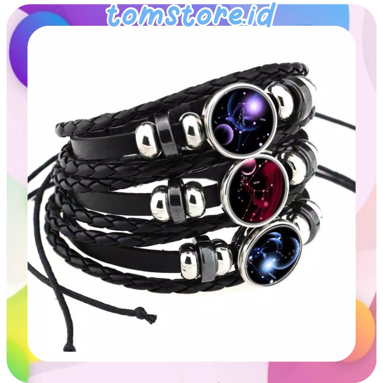 TOMSTORE ID A004 GELANG  ZODIAK  GLOW IN THE DARK GELANG  