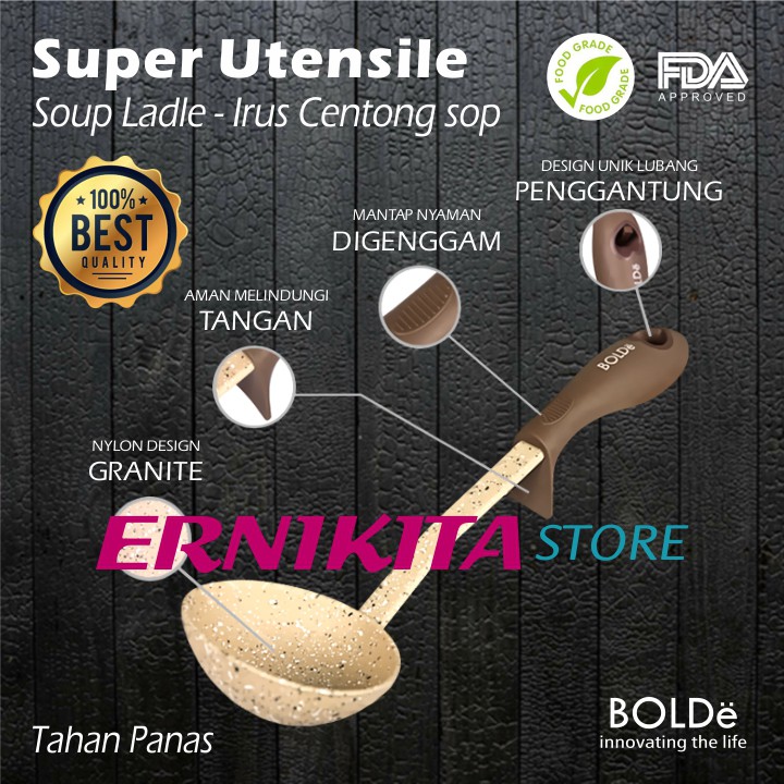 BOLDe SOUP LADLE - Super Utensil Sendok Sop Kuah Irus Centong