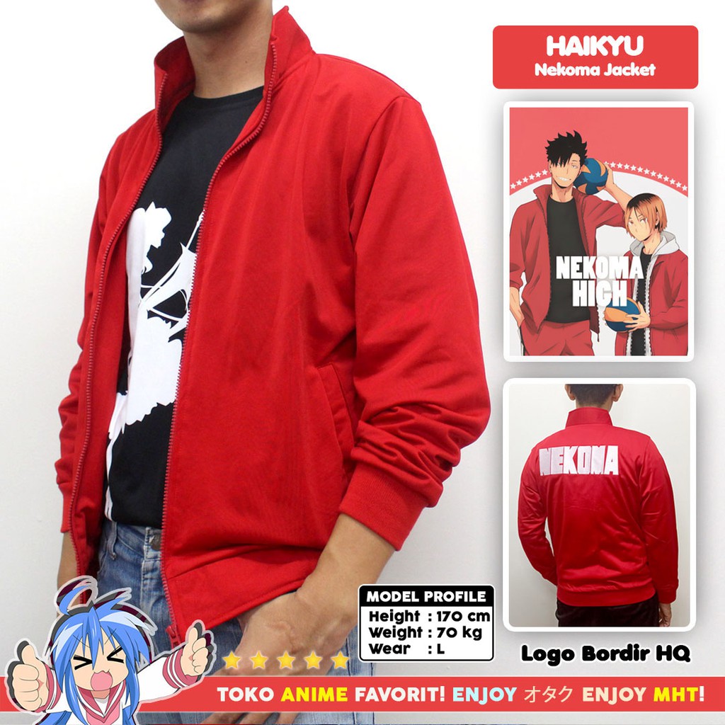 Jaket Anime Cosplay Haikyuu - Nekoma