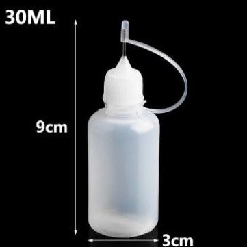 1pc/5pcs Glue applicator bottle botol lem quilling scrapbook kertas cair ujung botol jarum 30ml neddle bottle