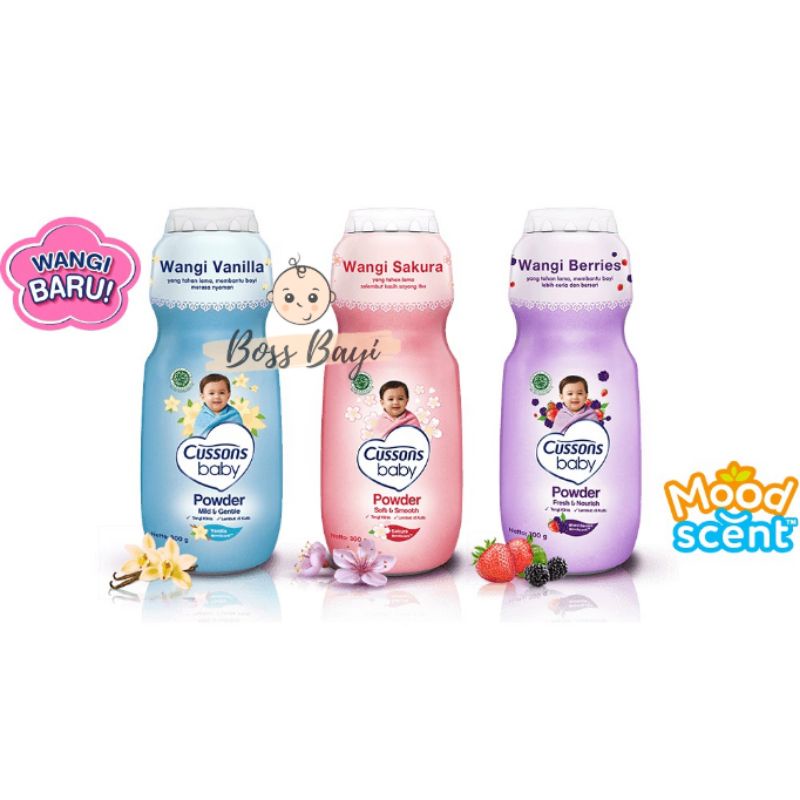 Cussons Baby Powder Bedak Bayi 100gr+50gr / 200gr+100gr