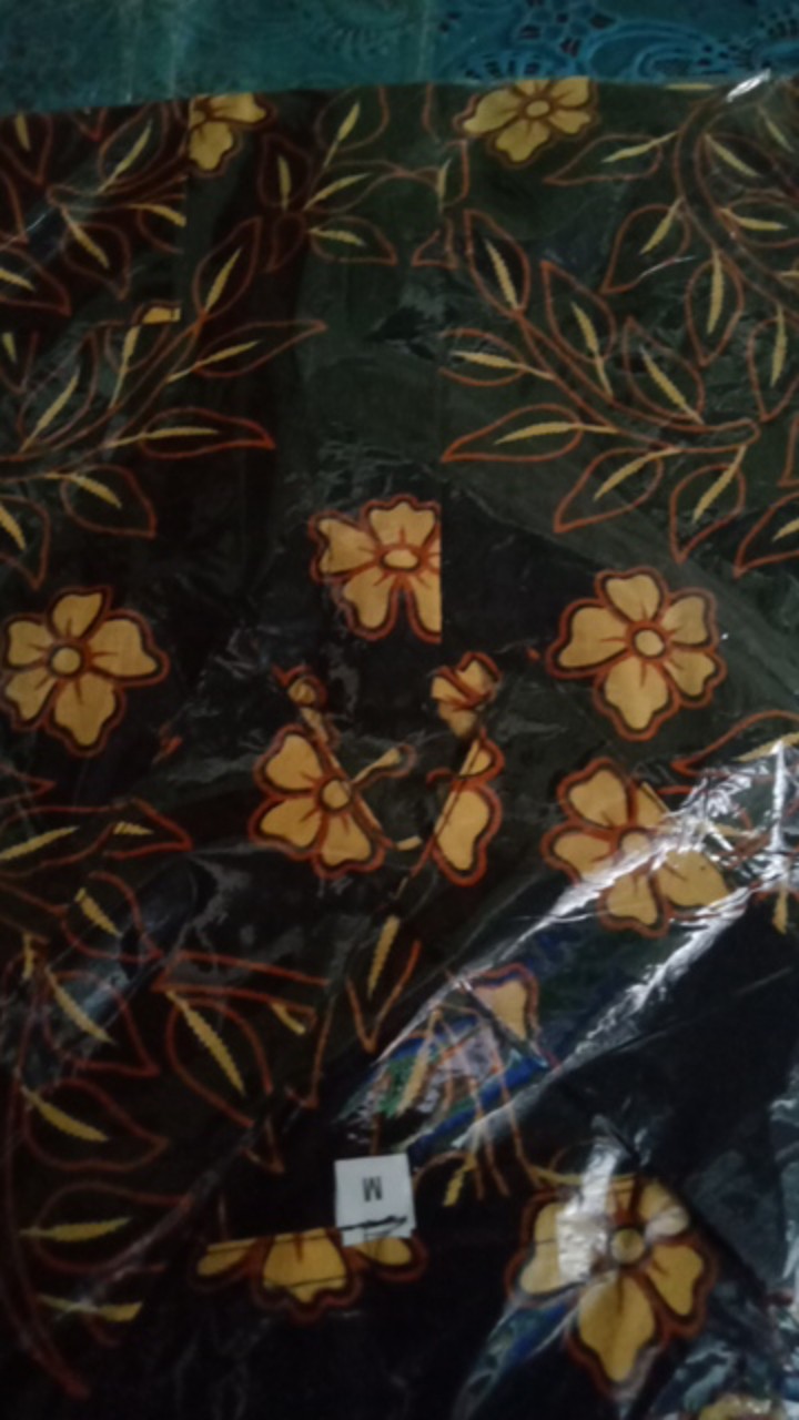 Bswart Batik Hrb026 Kenongo Hem Pendek Padi Pekalongan M L Xl Batik