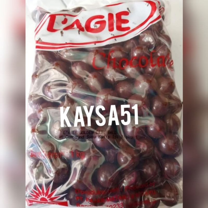 

L'agie Chocolate ball bola2 biskuit permen coklat biskuit camilan jajan manis legit 500gr