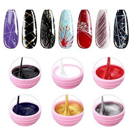 SPIDER GEL LINE painting gel polish / kutek gel jaring nailart