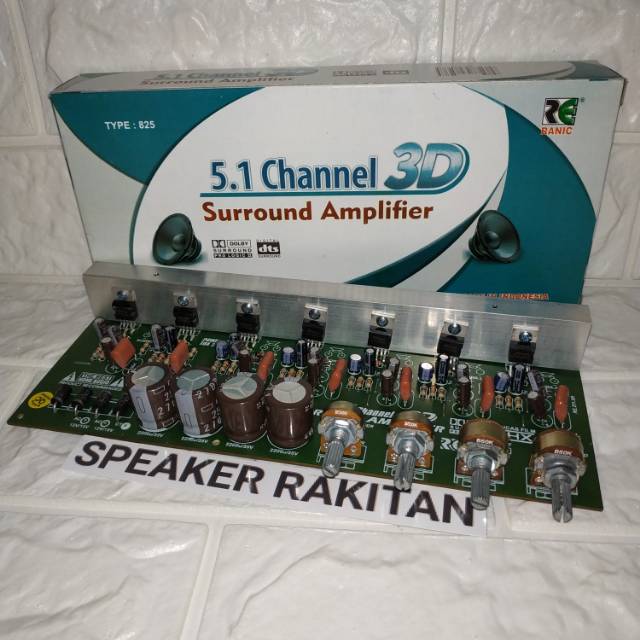 Kit Amplifier Home Theater Surround 5.1Channel 3D
