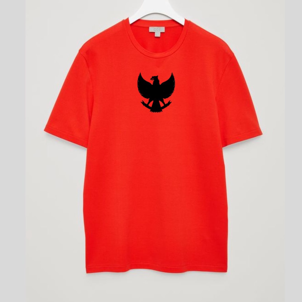 Clothing May - Kaos Garuda Merah Putih Kemerdekaan Kaos Koas Dewasa Anak Karater Distro Kekinin T Shirt Tshirt T-Shirt Premium Murah Unisex Wanita Perempuan Pria Laki-Laki Cowok Cewek Bahan Cotton Combed 30S Katun Kombed Sablon Dtf Murah Premium Oversize