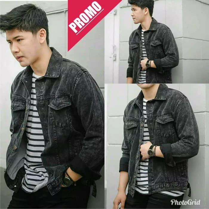 Promo Terkini Jaket Jeans Pria Style Korea Jaketjeans Nudie Jeans Billy Deep Indigo Premium 100%