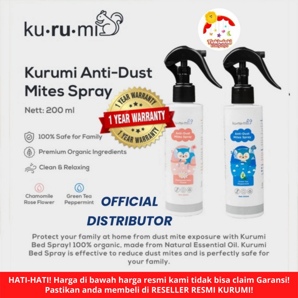 KURUMI Anti Dust Mites Spray 200 ml