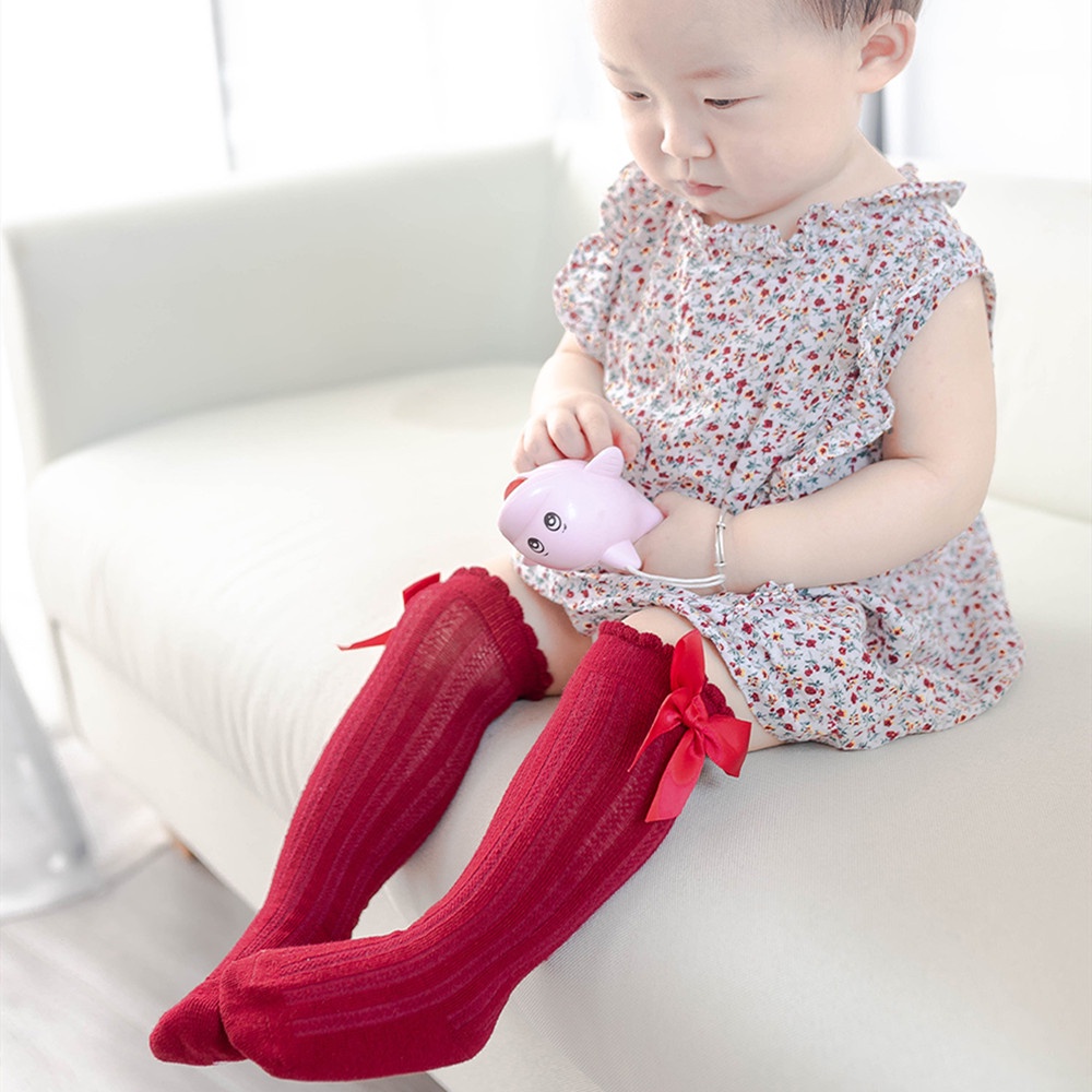 Halobaby Kaos Kaki Panjang anak bayi Cewek Anti Slip / Kaus Kaki anak bayi perempuan / Baby Socks