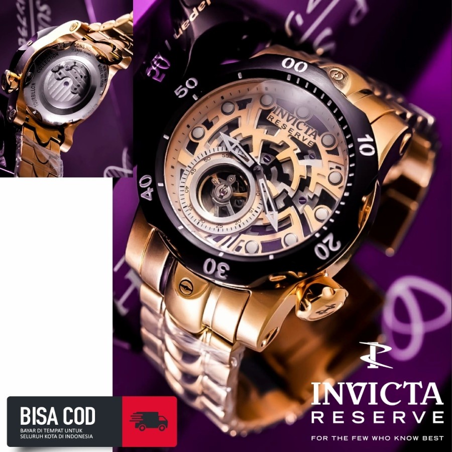 Sale Jam Tangan Pria Merk Invicta Automatic Reserve Stainless Steel Jam Wanita Recommended Bayar dir