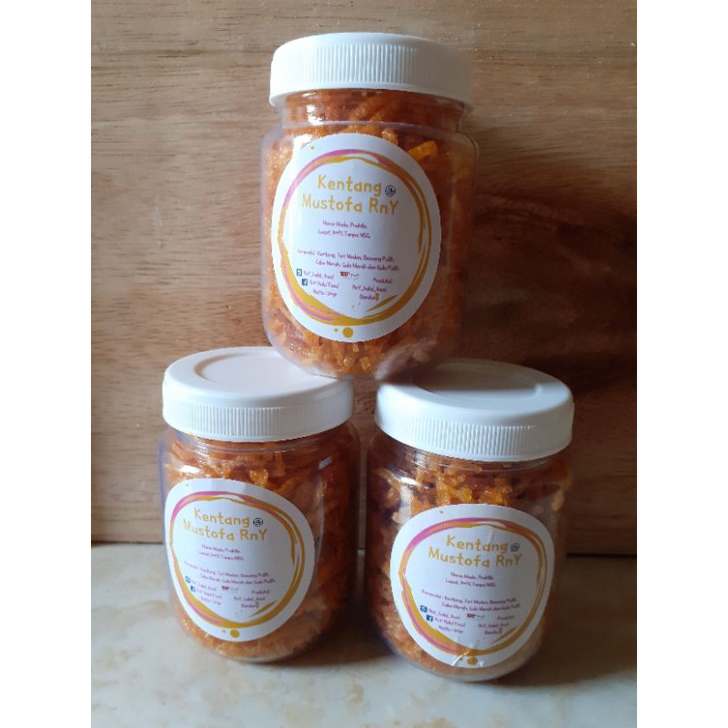 

kentang mustofa homemade by RnY/keripik kentang/sambal kentang/sambel kentang/cemilan pedas