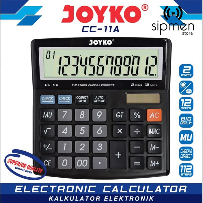 

Kalkulator Atau Calculator JOYKO CC-11A 12 Digit Hot Promo Best Seller Original