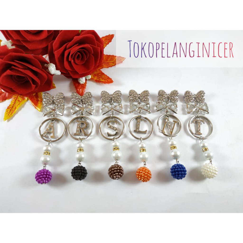 Bros dagu Hijab Murah /Bros  Inisial Nama Custom Berry /bros Terbaru kekinian By TokopelangiNicer