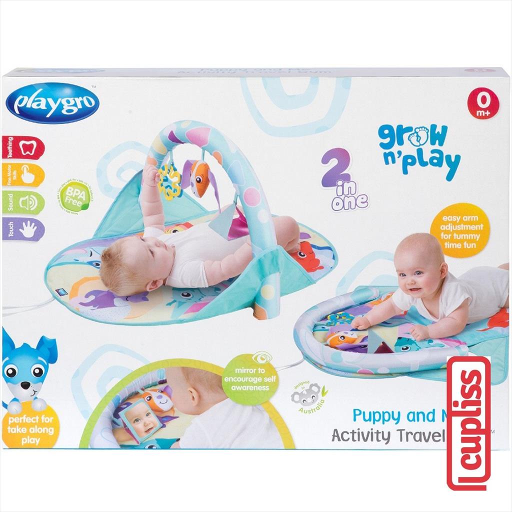 Playgro 128941 Puppy and Me Activity Travel gym