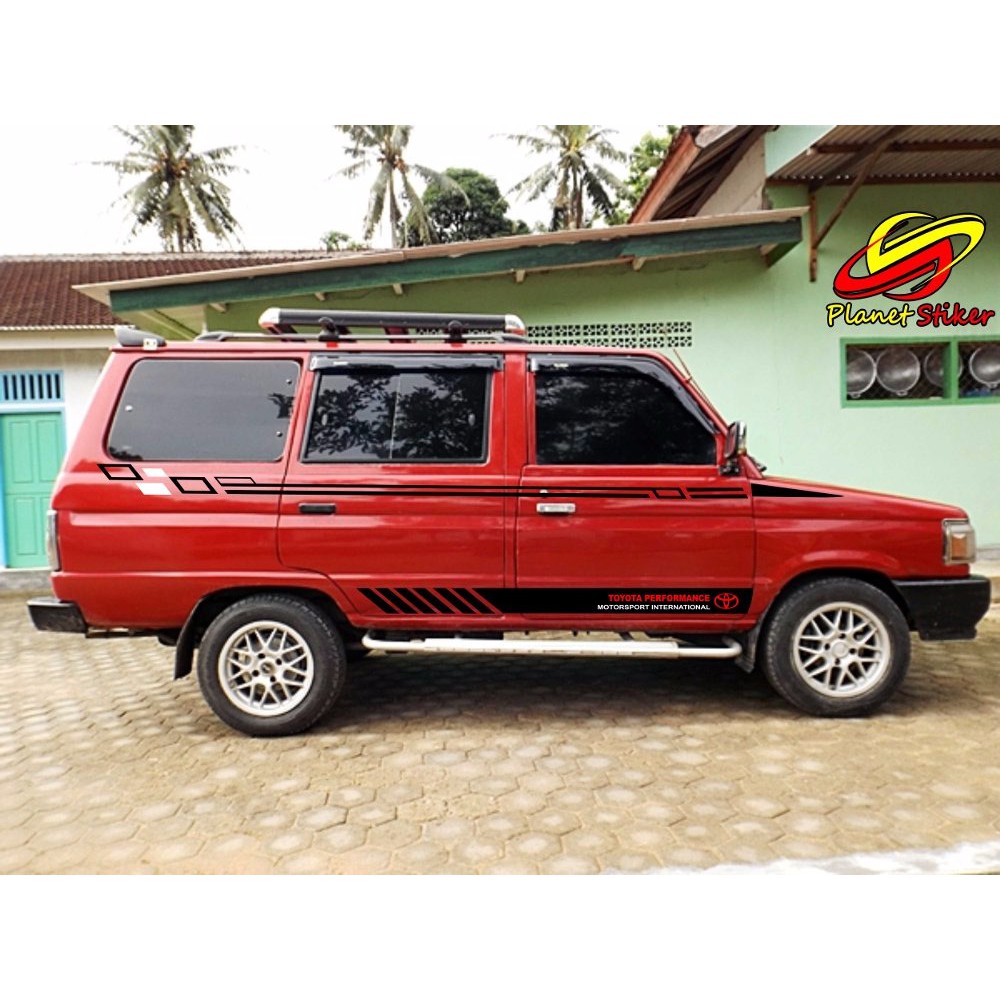 CUTTING STICKER STIKER MOBIL LIST STRIPE KIJANG GRAND KIJANG SUPER KIJANG KAPSUL SATU PAKET MURAH K