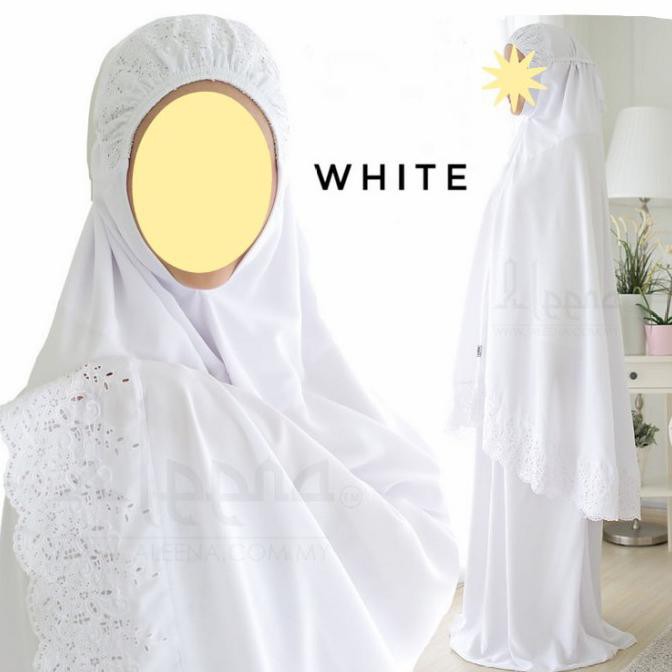 Ori&Terjamin Mukena Siti Khadijah Mikro - Putih