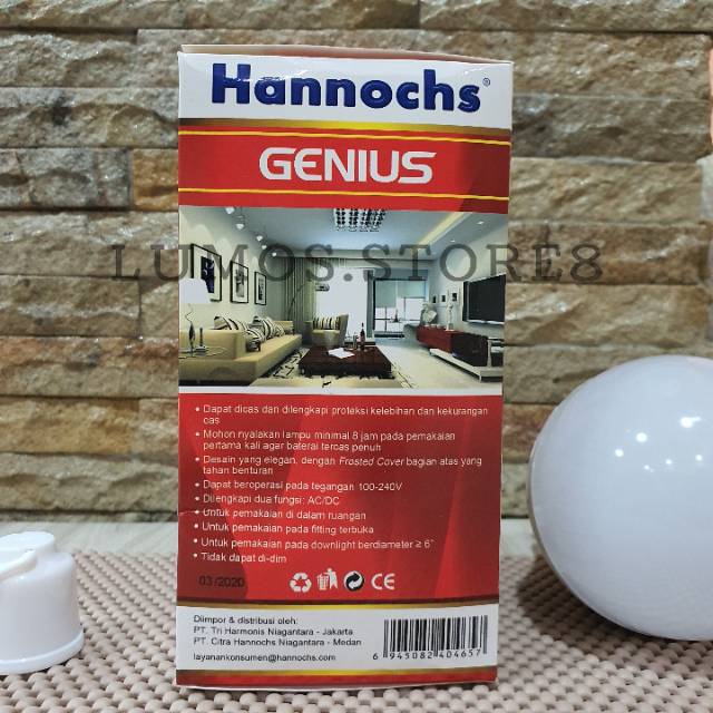 Lampu LED AC/DC Hannochs 15 Watt GENIUS