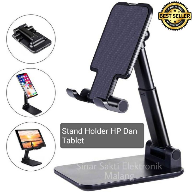 Stand Holder HP Tablet Lipat / Dudukan Tatakan Hp Universal Di Meja Handphone Malang Murah