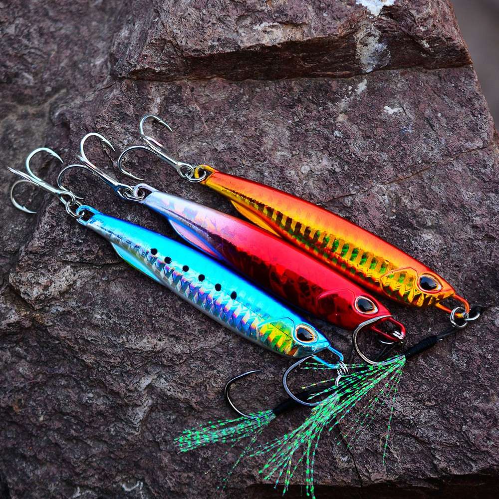 Umpan pancing metaljig metal jig jigging fishing lure castjig LF103 10G 15G 20G 30G  40G Cirebon