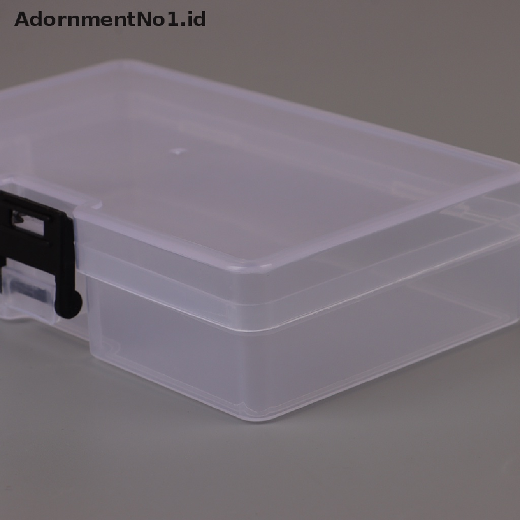 (AdornmentNo1) Kotak Penyimpanan / Organizer Perhiasan / Manik-Manik Bahan Plastik Transparan