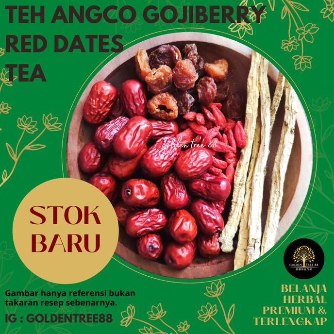 

[COD] PREMIUM TEH ANGCO GOJIBERRY RED DATES TEA TEH HABIS MELAHIRKAN FRESH [COD]