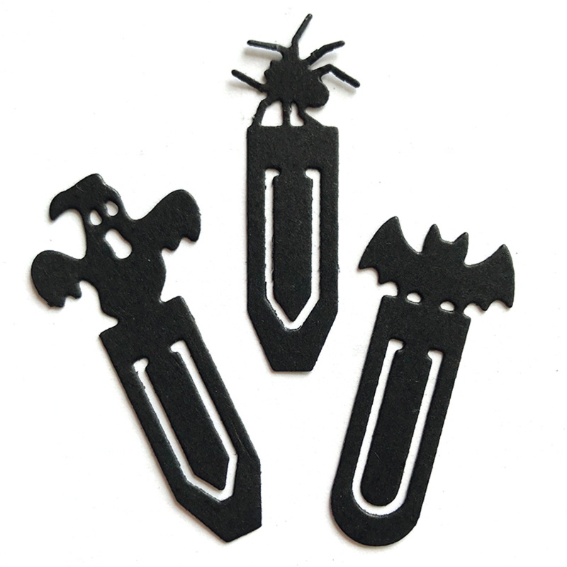 Cetakan Stensil Cutting Dies Motif Halloween Bahan Metal Untuk Scrapbook / Craft DIY / Embossing