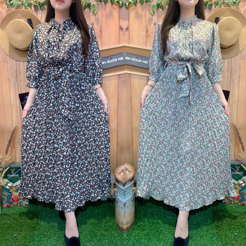 LONG DRESS PLISKET LUNA 1241-4