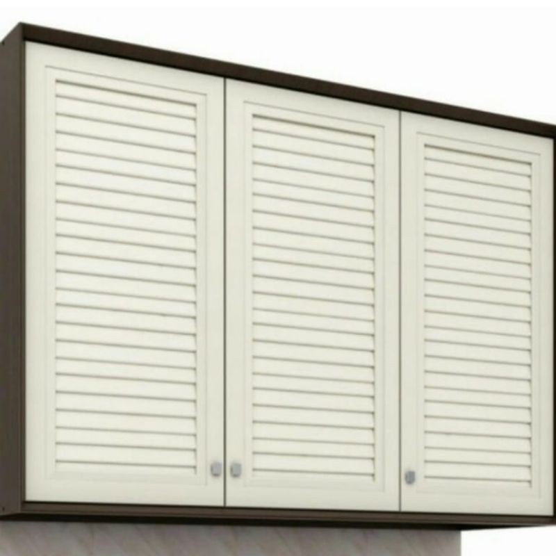 RAK PIRING LEMARI GANTUNG DAPUR KITCHENSET ATAS 3 PINTU KSA
