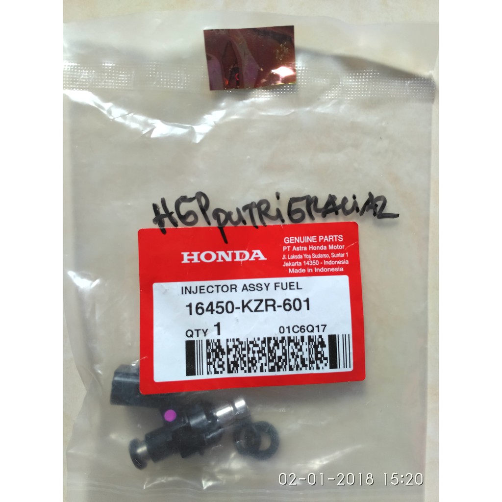Injector Assy Vario 125 Old Vario 125 Lama Injektor Ori Ahm 16450KZR601 Graciaz