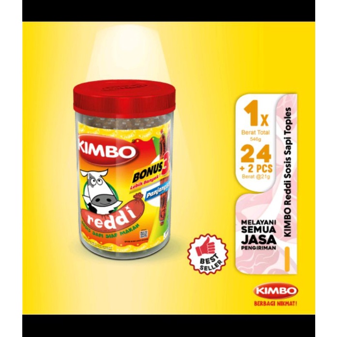 

kimbo rasa sapi 1 toples isi 24+2pcs