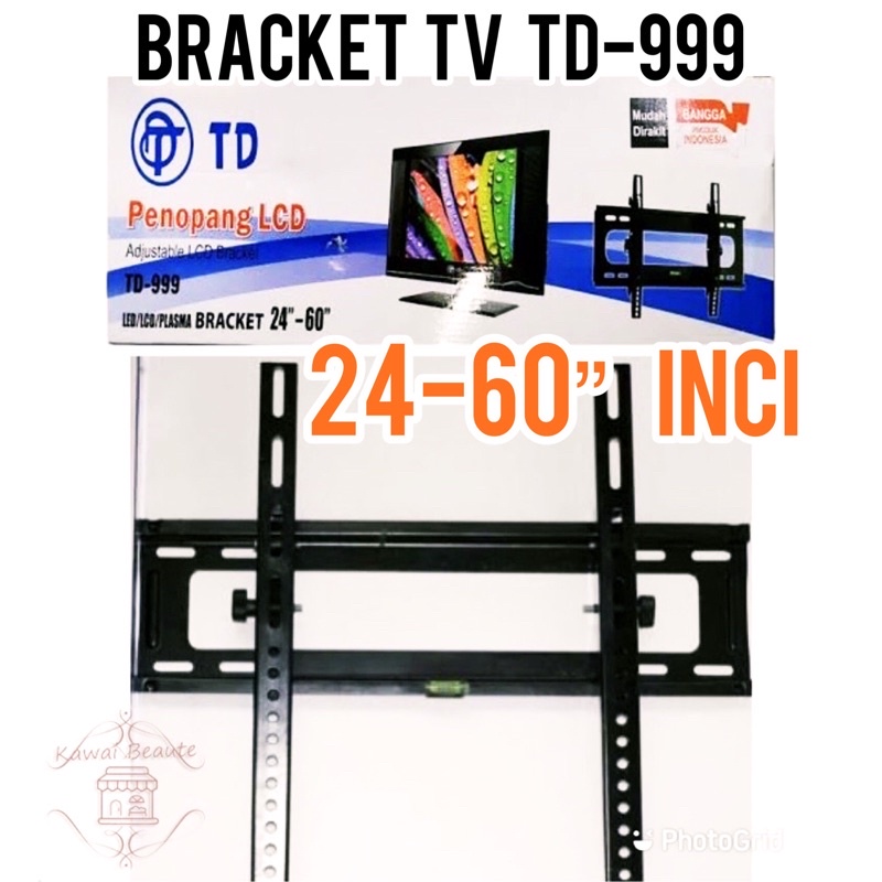 TD-999 Bracket TV 24-60&quot;/ NEW! Twindog breket tv ukuran lebih besar