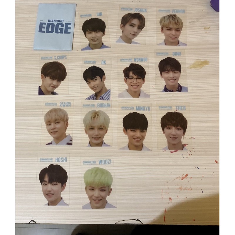 seventeen diamond edge joshua woozi mingyu wonwoo the8 jun vernon seungkwan seungcheol dino jeonghan