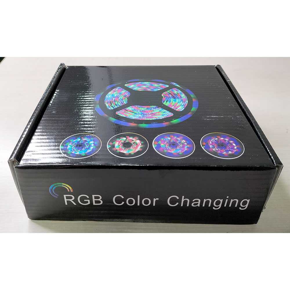 GIJ - Led Strip Flexible Light Waterproof 5050 RGB 5M with Remote Control