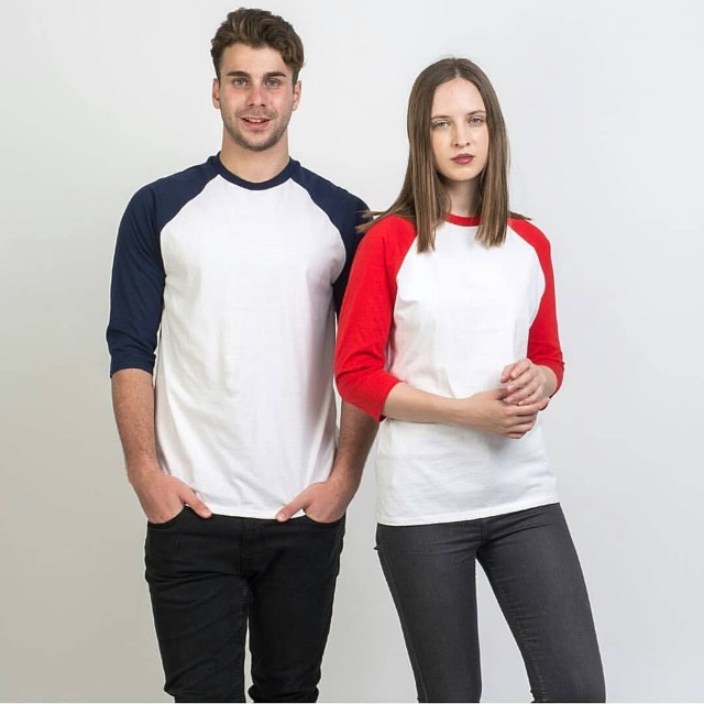 Kaos Polos Raglan