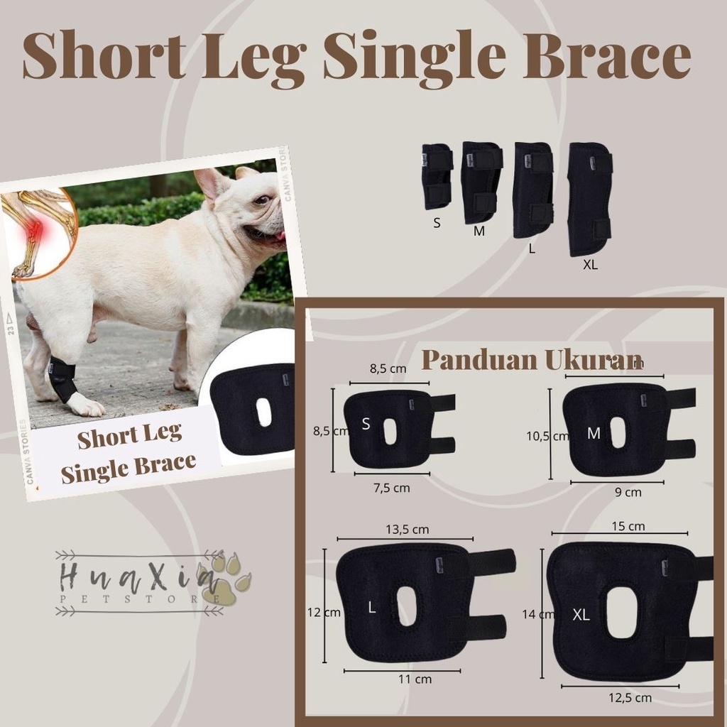 Giltbite_ Dog Leg Brace Recovery Bandage Perban Pemulihan Kaki Anjing Pet Medical Equipment