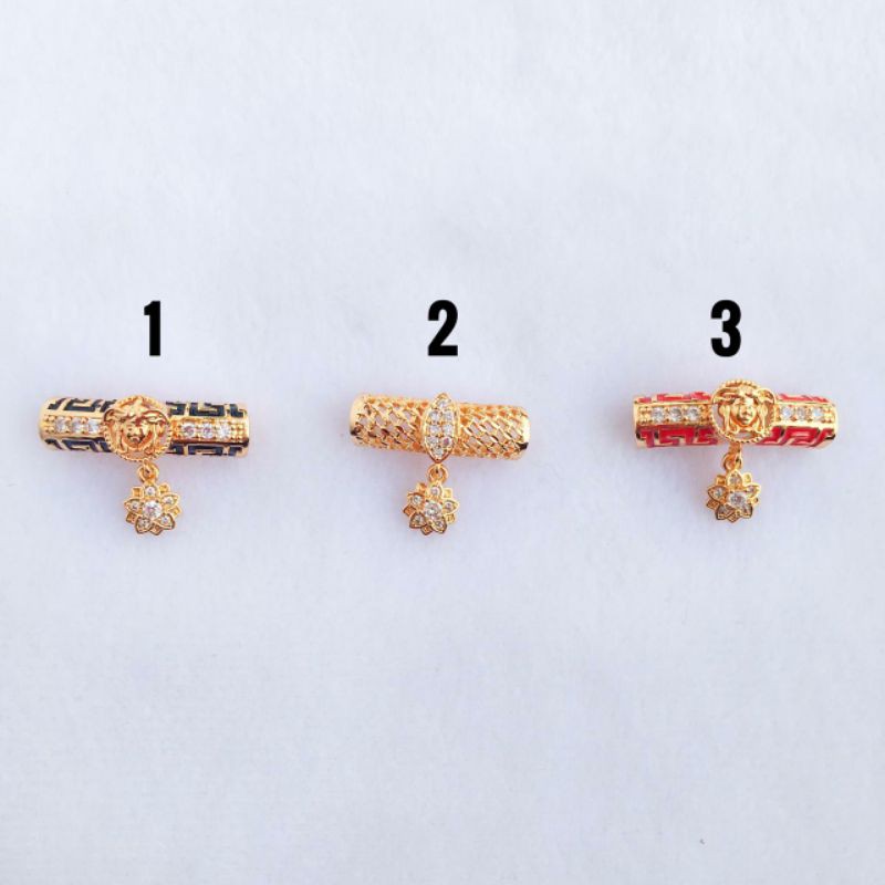Xuping Ornament Tabung Versace Gelang Tali craft liontin emas