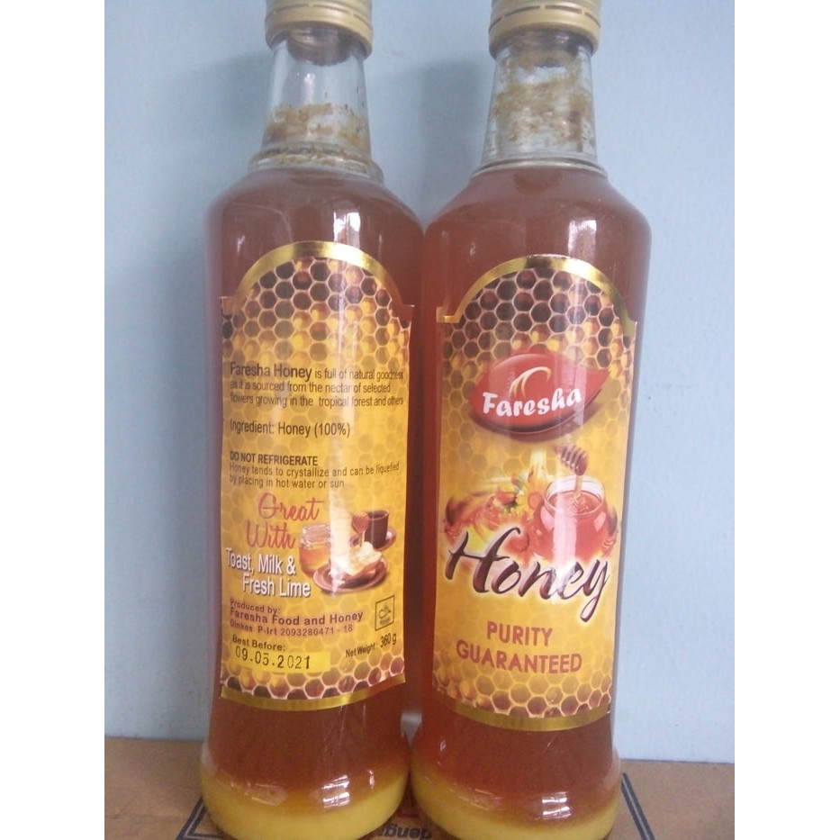 

New madu kaliandra pahit faresha 360 gr madu hutan kaliandra pahit